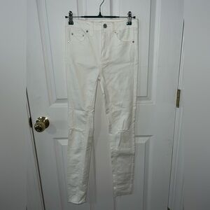 Wildfable Women’s Skinny Ripped White Jeans Size 00